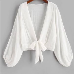 Tie Knot bishop sleeve cover up